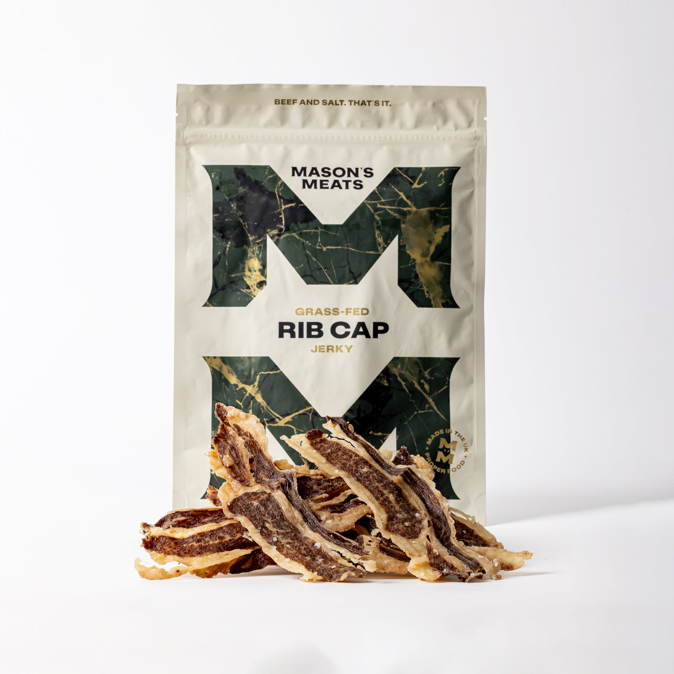 Best Beef Rib Cap Jerky - Mason's Meats | High-Quality UK Carnivore ...